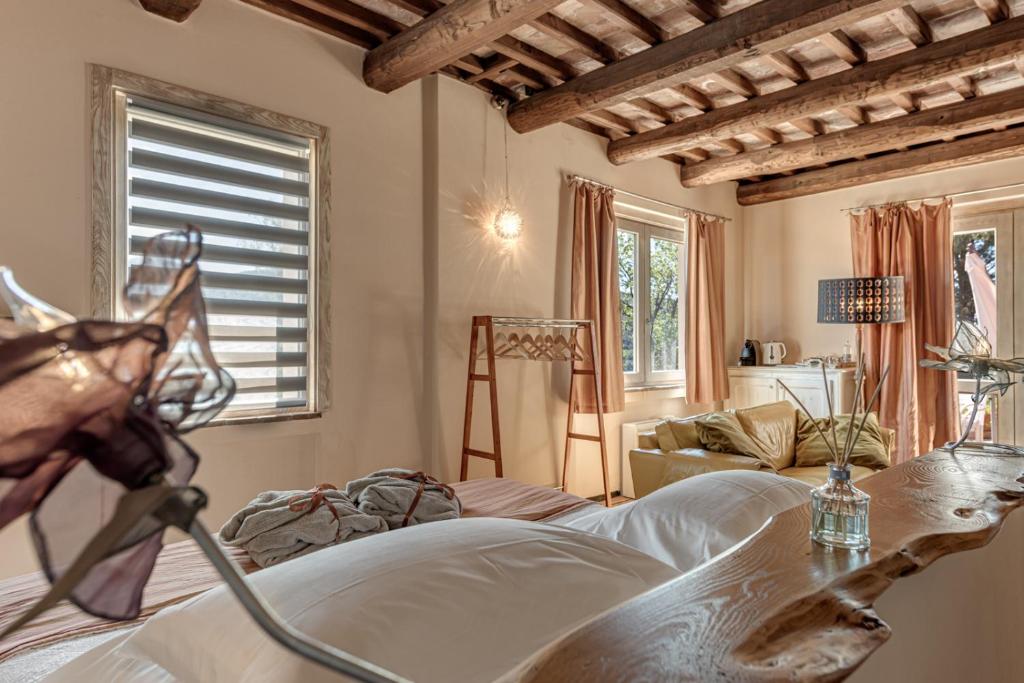 Postel nebo postele na pokoji v ubytování Be Vedetta - Relais & Glamping - Adult Only