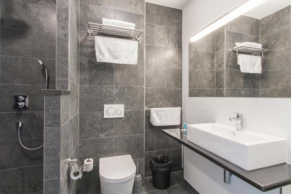 Koupelna v ubytování Bastion Hotel Dordrecht Papendrecht