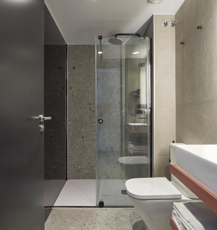 Koupelna v ubytování Hostal Espoz y Mina