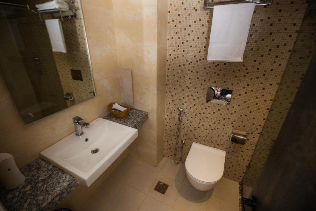 Koupelna v ubytování Vastu Boutique Hotel