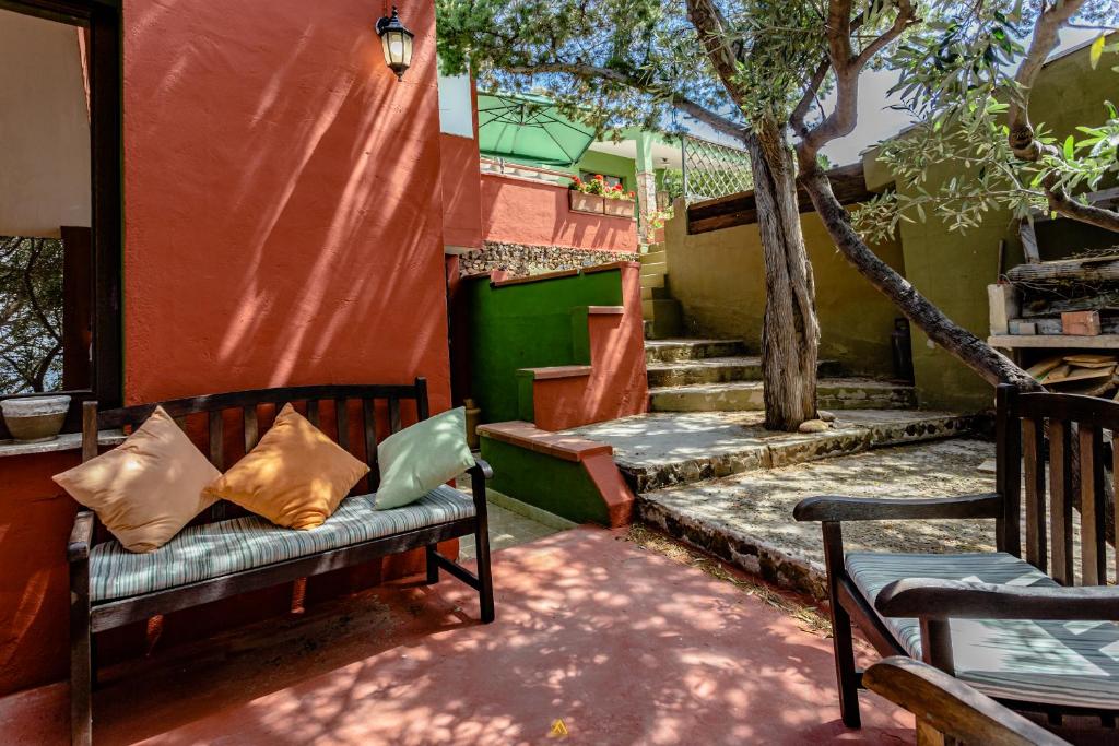 Posedenie v ubytovaní Villa i Ginepri Villasimius località Porto sa ruxi
