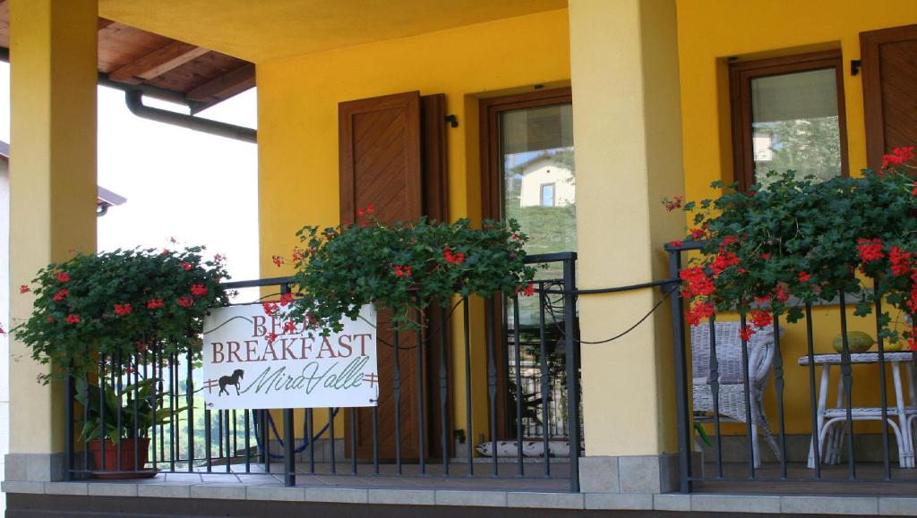 Balkón nebo terasa v ubytování B&B MiraValle