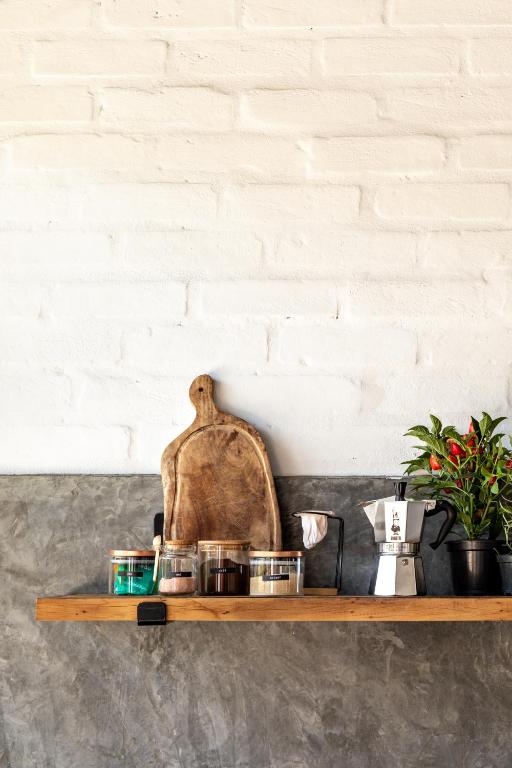 Utensilios para hacer té y café en Mataka'a - Chalé Industrial na Mantiqueira