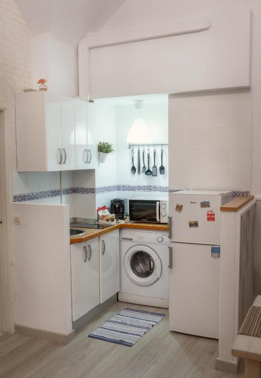 Kuchyň nebo kuchyňský kout v ubytování Destino Deluxe Las Hadas Cáceres