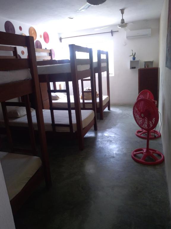 Postel nebo postele na pokoji v ubytování Hostal Jardin