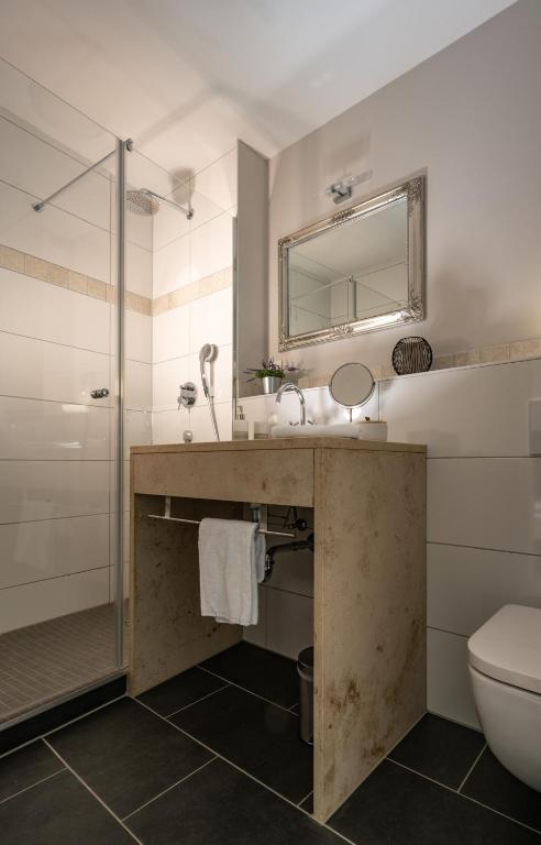 Koupelna v ubytování Hotel zur Krone