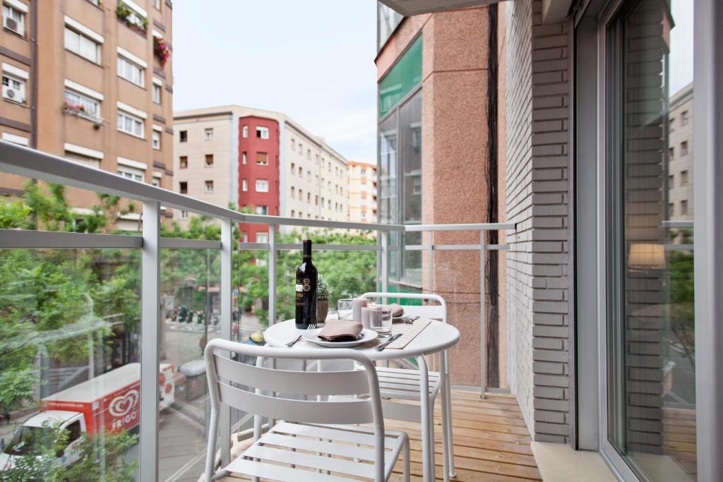 Balkón alebo terasa v ubytovaní Habitat Apartments Blanca