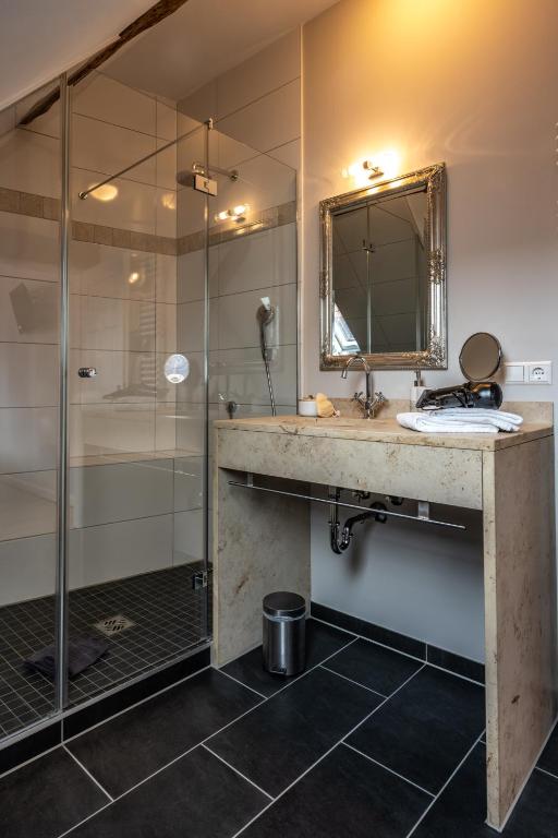 Koupelna v ubytování Hotel zur Krone