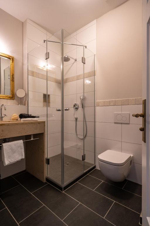 Koupelna v ubytování Hotel zur Krone