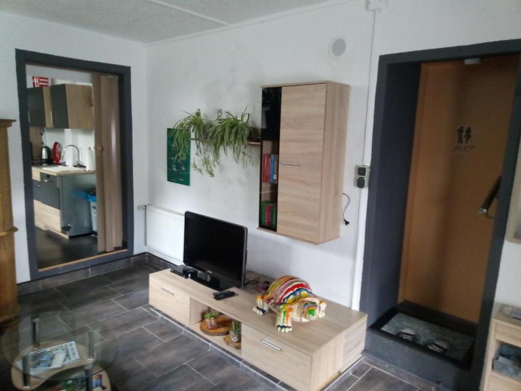 TV a/nebo společenská místnost v ubytování Haus Marion