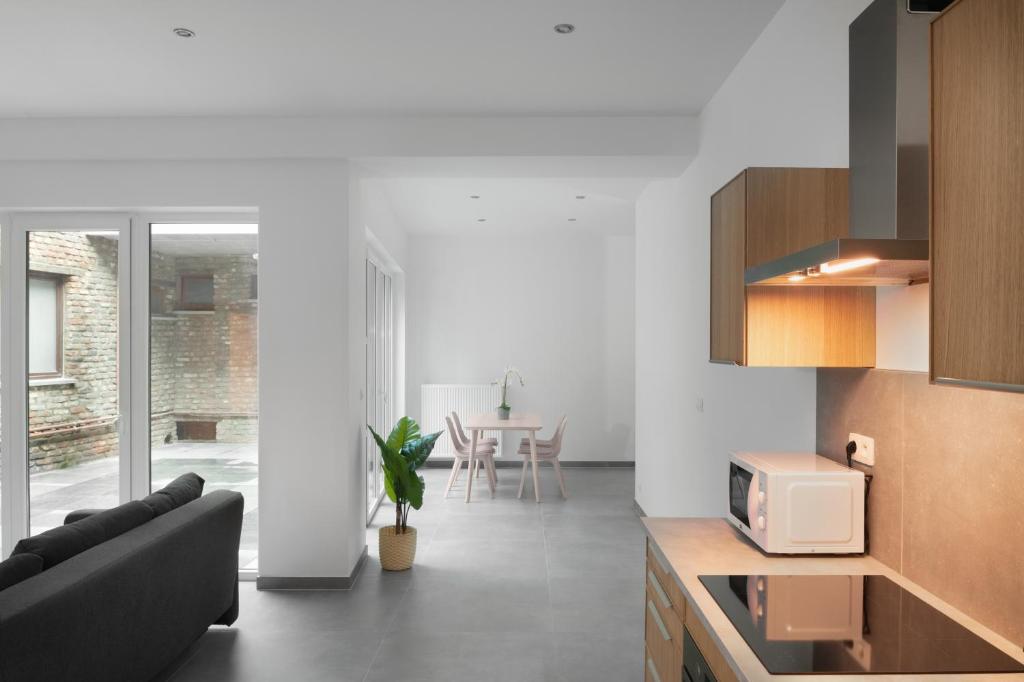 Appart-Hotel Léopold Liège Centre - 带露台的公寓