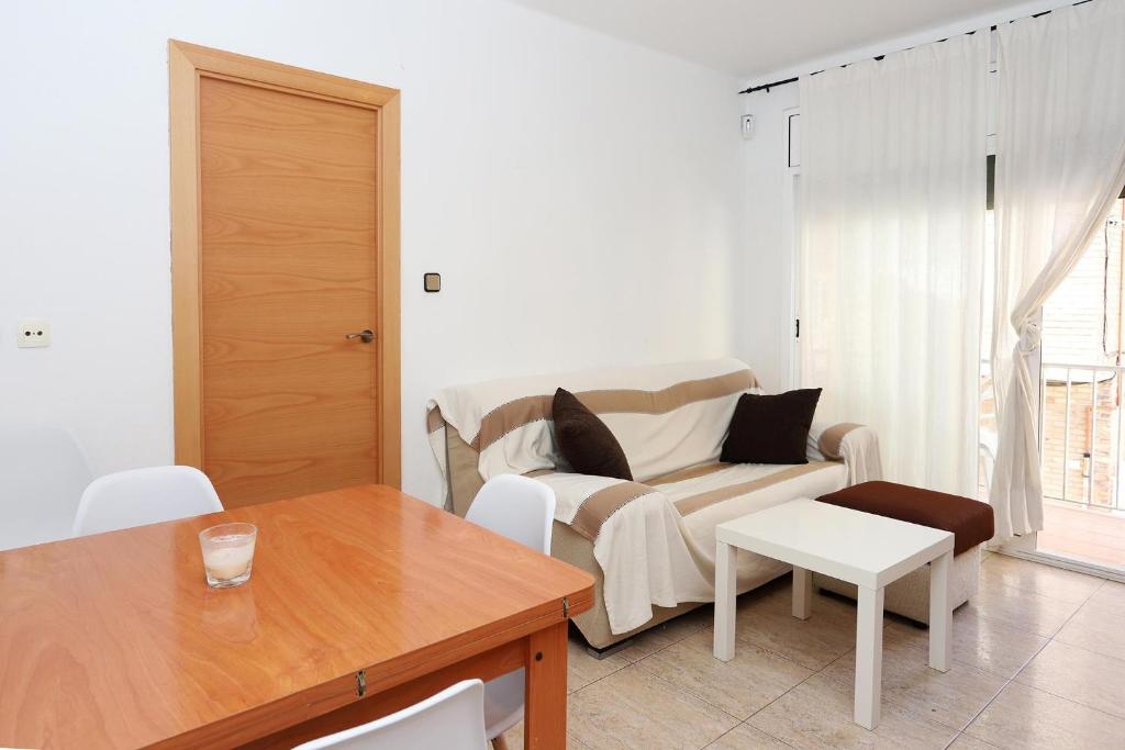 Posezení v ubytování AT174 Apartamento en segunda línea de la playa, wifi