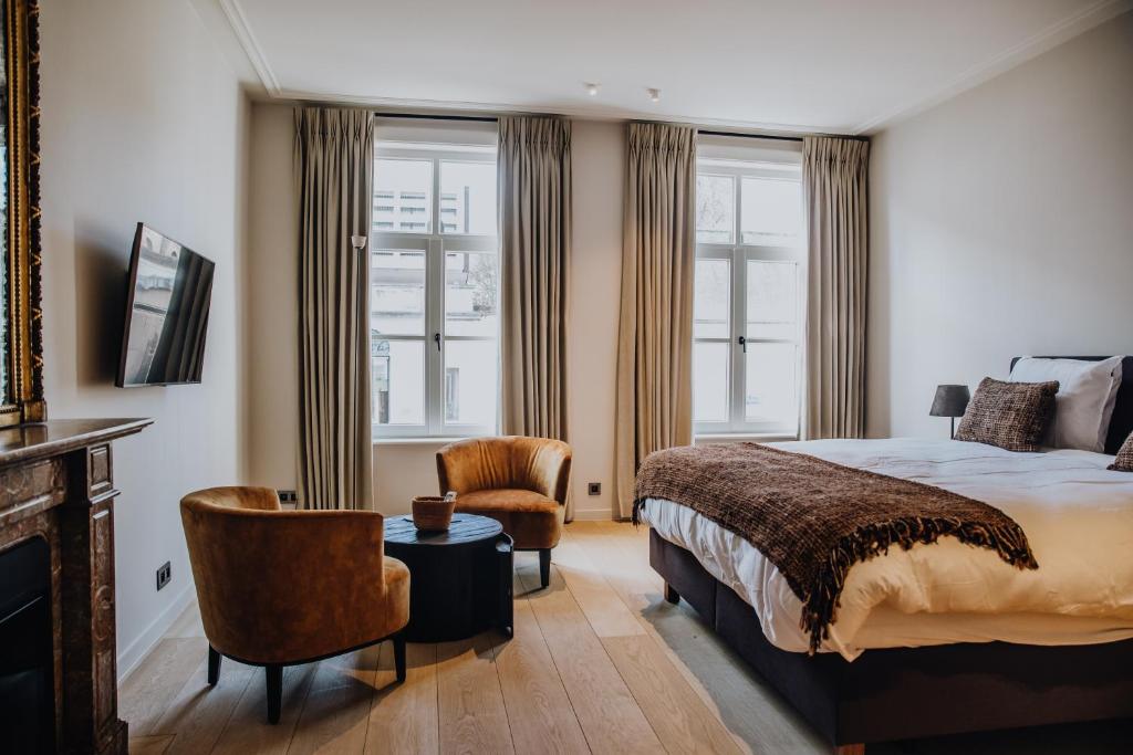 Postel nebo postele na pokoji v ubytování B&B Anna9