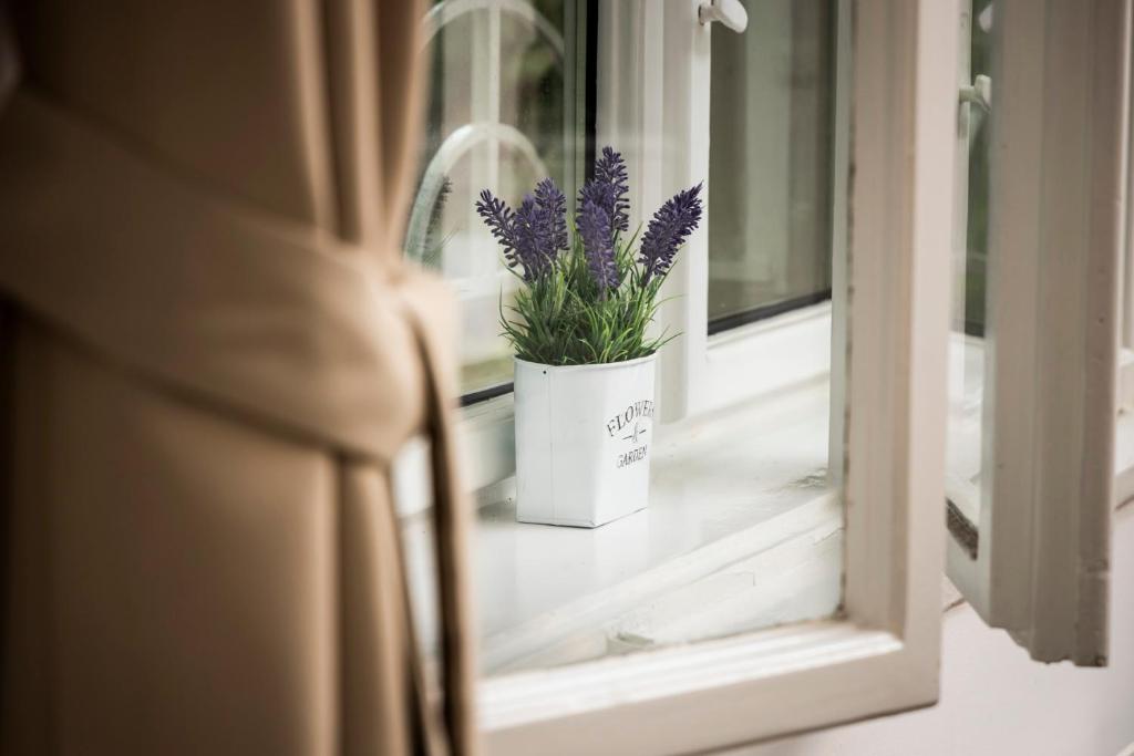 Koupelna v ubytování APARTMÁNY VILA LIBĚNA