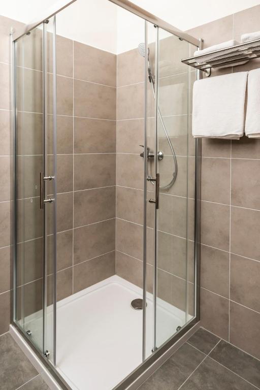 Koupelna v ubytování APARTMÁNY VILA LIBĚNA