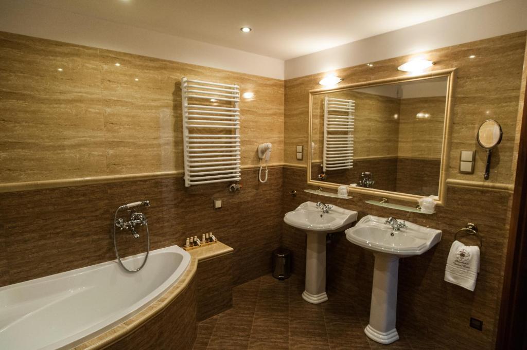 Koupelna v ubytování Hotel & Apartments Ventus Rosa