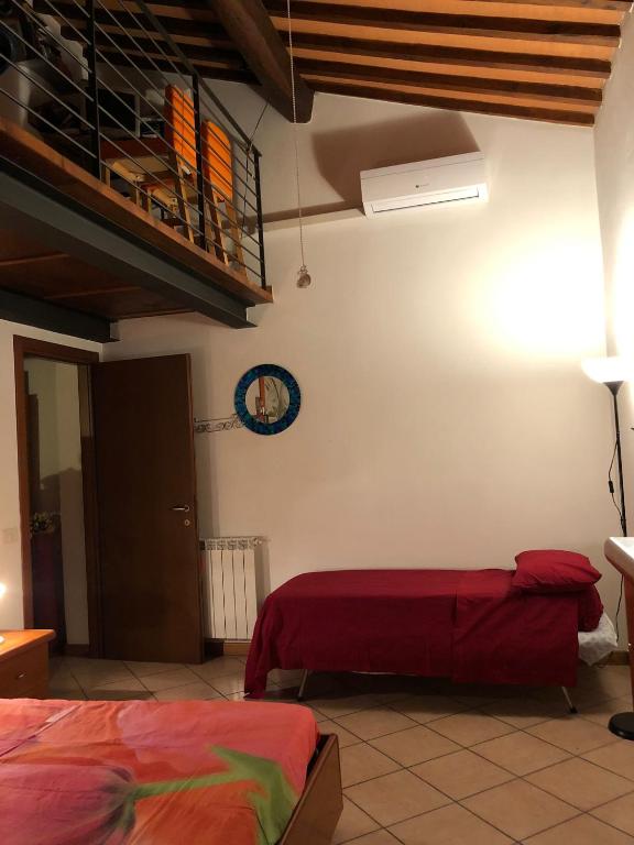Postel nebo postele na pokoji v ubytování Da Hele & Zozi
