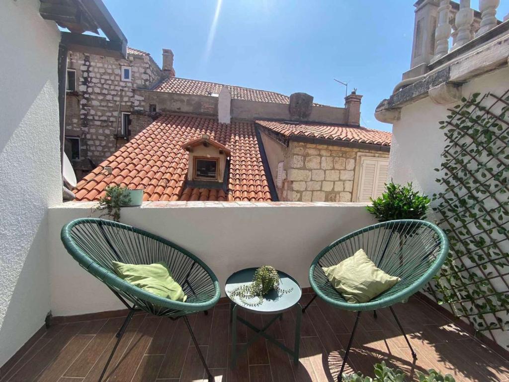 Balkón alebo terasa v ubytovaní Bed&Breakfast Andio