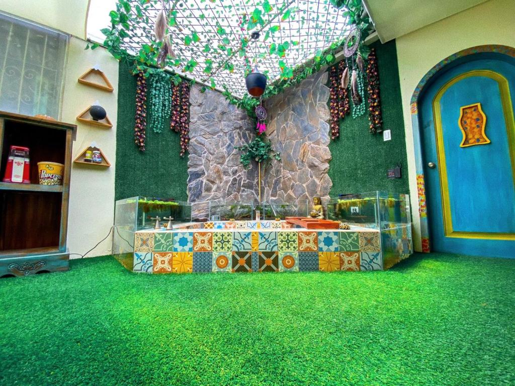 Zahrada ubytování Cosmos Chill - Suite con jacuzzi y acuario