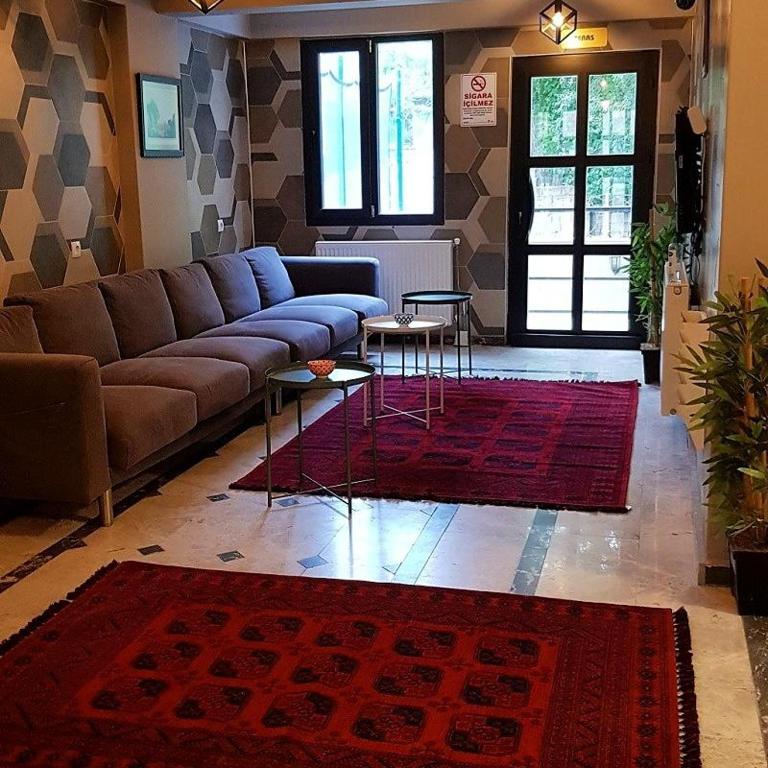 Posezení v ubytování Moda Hotel