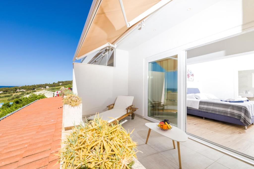 Balkón nebo terasa v ubytování Stella Mare Eco Boutique House