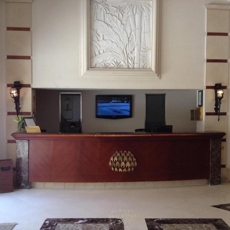 TV a/nebo společenská místnost v ubytování Amarante Pyramids Hotel