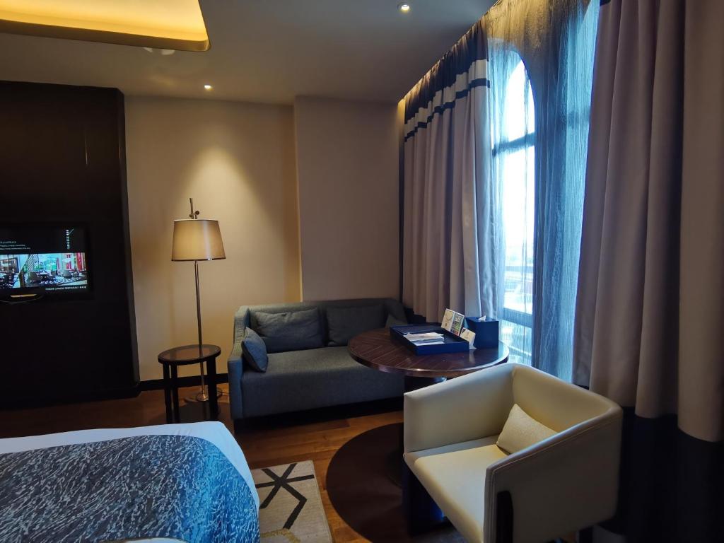 Posezení v ubytování PRIMUS Hotel Wuhan Hannan