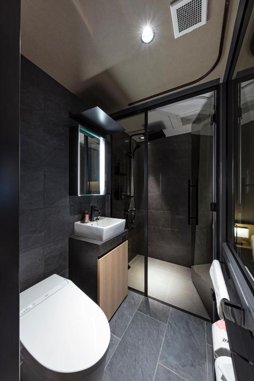 Koupelna v ubytování hotel tou nishinotoin kyoto