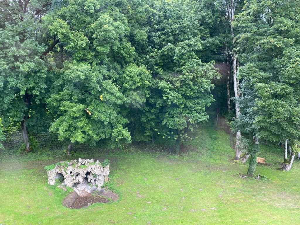 Zahrada ubytování LE CHATEAU DE MONTHUREUX LE SEC