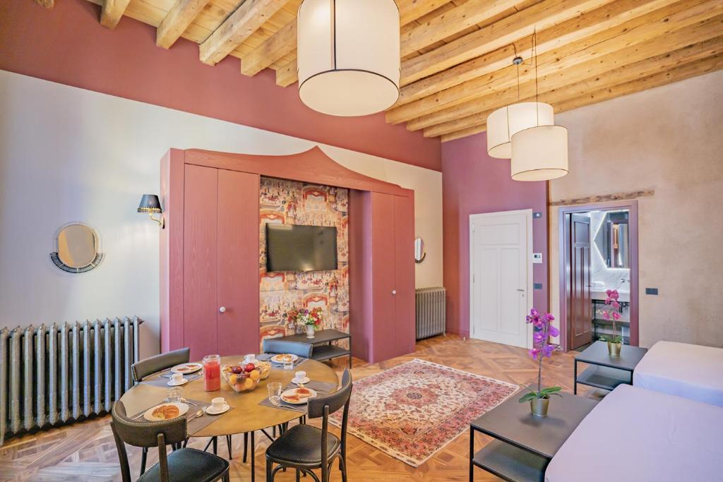 Posedenie v ubytovaní Corte Rubbi 6 Deluxe Studio Apartment