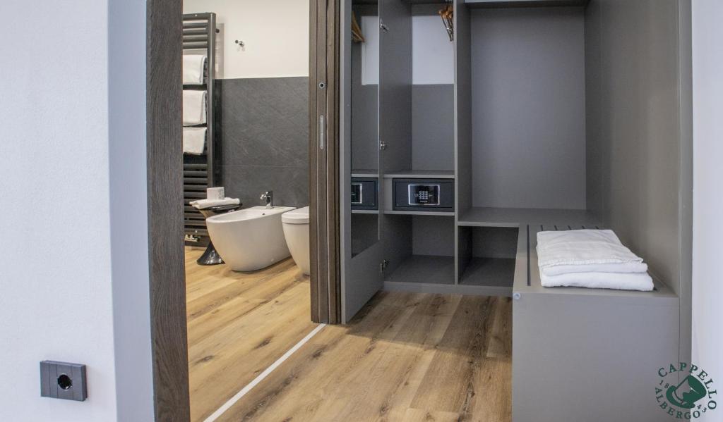 Vannituba majutusasutuses Albergo Cappello e Cadore