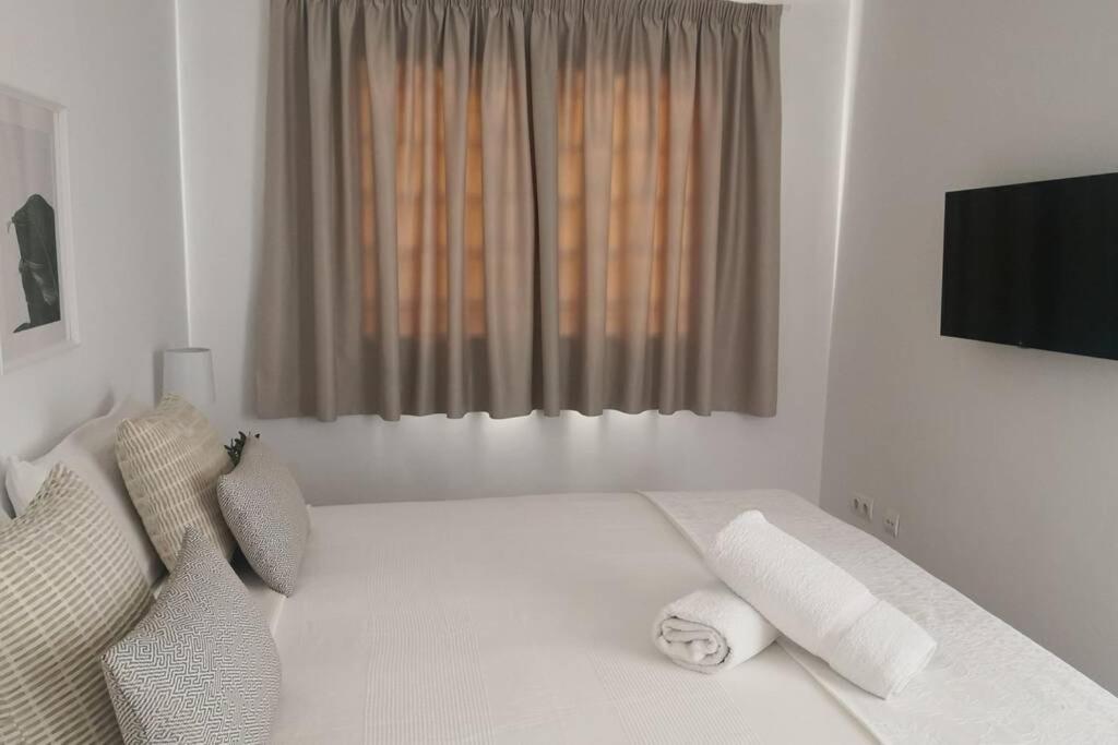 Postel nebo postele na pokoji v ubytování El apartamento de Irma