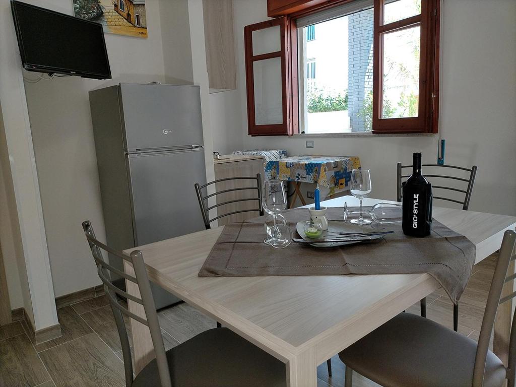 Kuchyň nebo kuchyňský kout v ubytování Casa Vacanze Samuel Beach