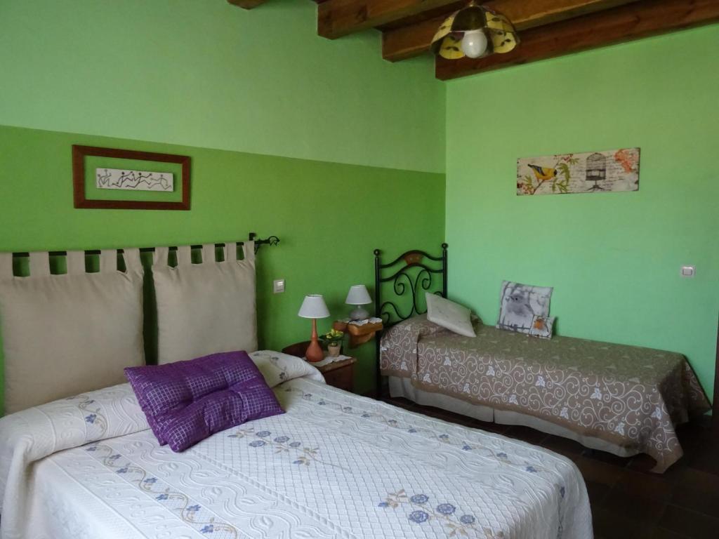 Postel nebo postele na pokoji v ubytování Balcon De Nut I y II