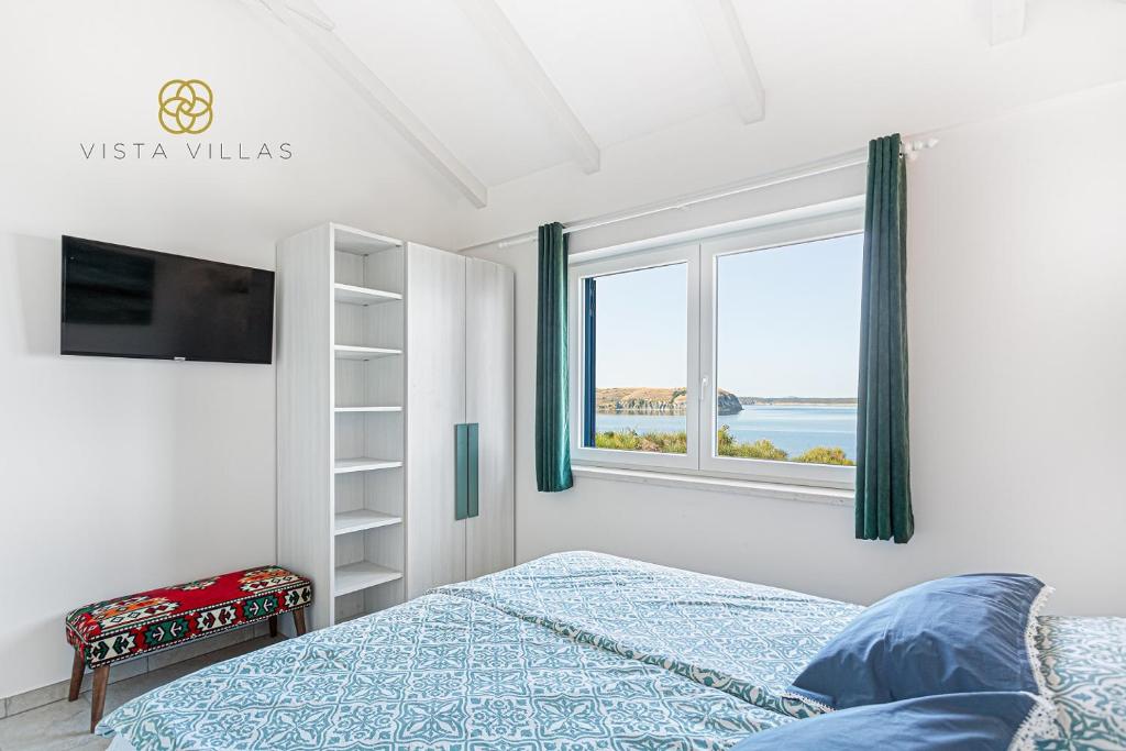 Posteľ alebo postele v izbe v ubytovaní Vista Villas - Sweet Life Apartment Villa S