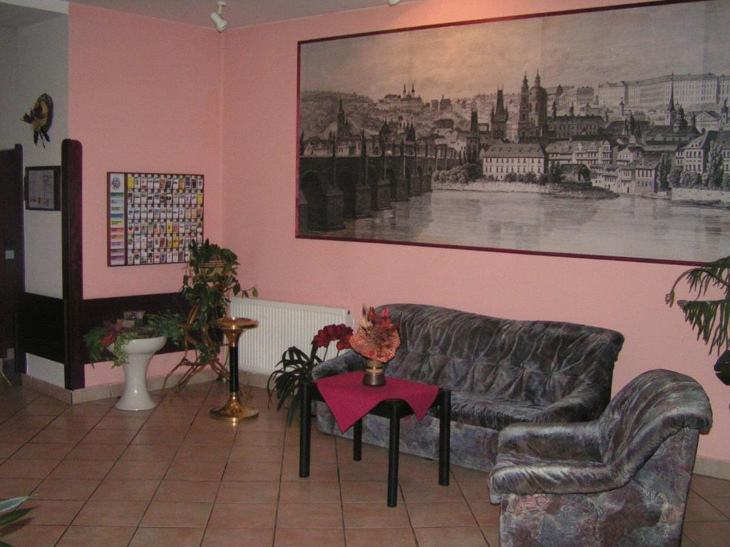 Posezení v ubytování Hotel Jerabek