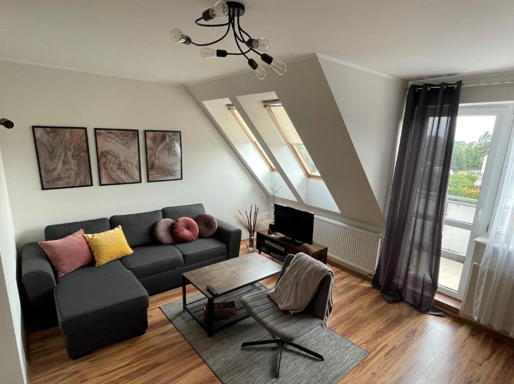 Posezení v ubytování Apartament Aga