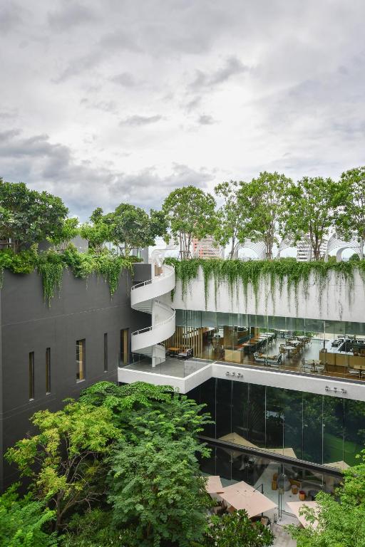 Zahrada ubytování dusitD2 Hua Hin