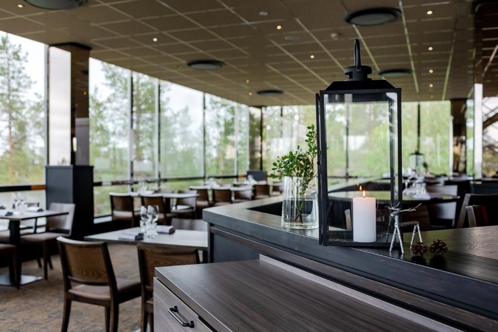 Restaurace v ubytování Lapland Hotels Sky Ounasvaara