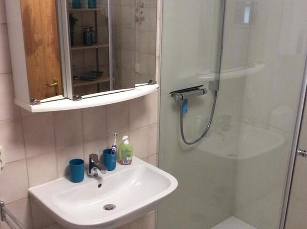 Koupelna v ubytování Ferienwohnung Stork