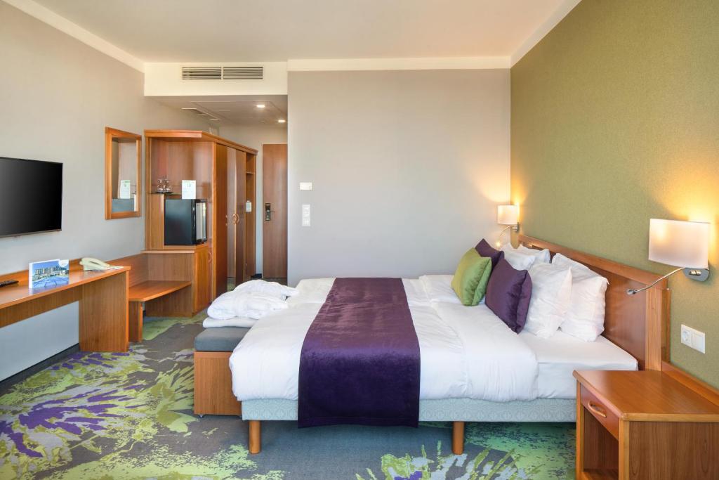 TV a/nebo společenská místnost v ubytování Hotel Karos Spa