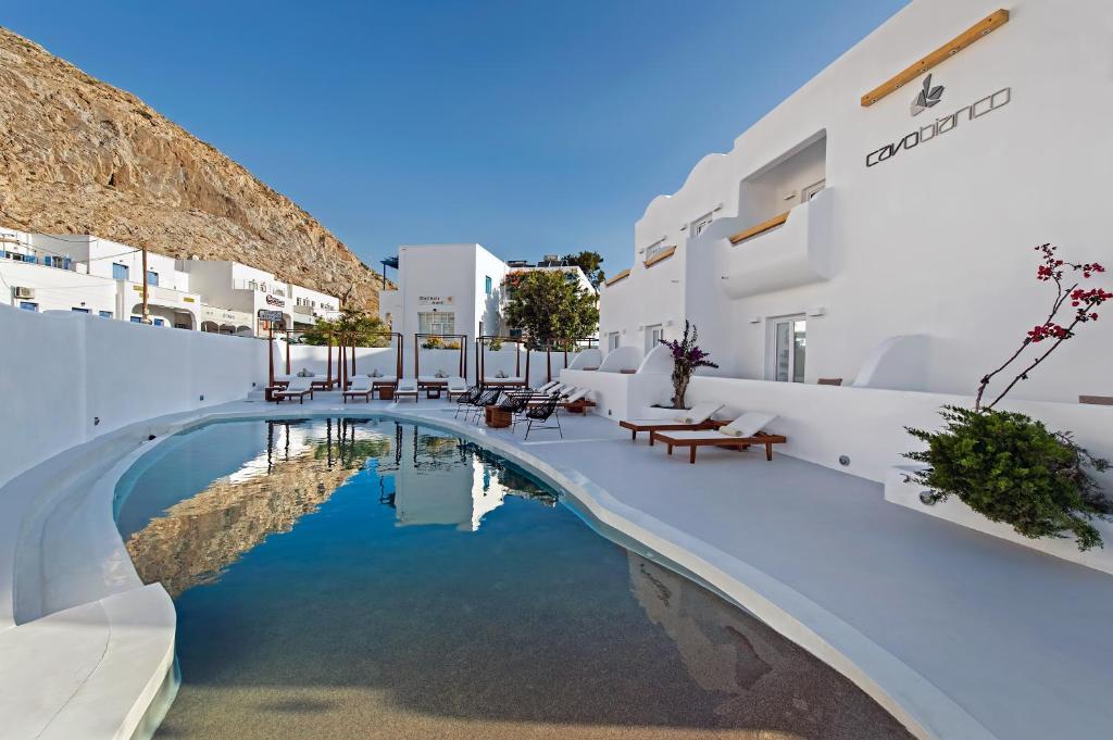 Bazén v ubytování Cavo Bianco Boutique Hotel & Spa nebo v jeho okolí