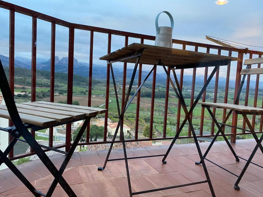 Balkón nebo terasa v ubytování El Balconet