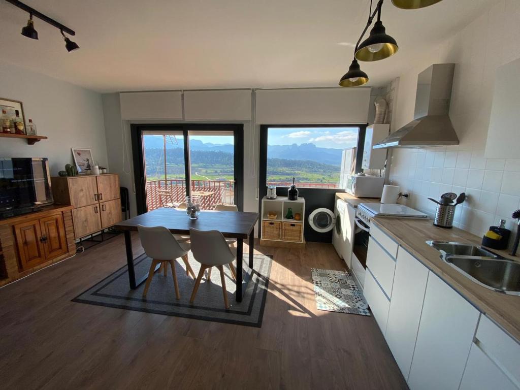Kuchyň nebo kuchyňský kout v ubytování El Balconet