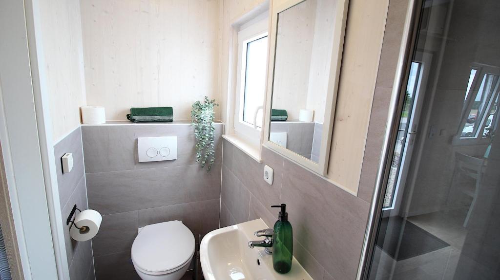 Koupelna v ubytování Tiny Hotel Herdt