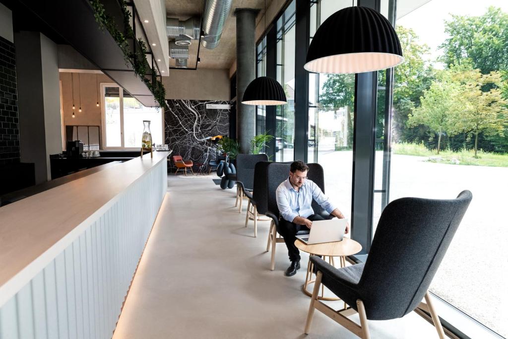 Posezení v ubytování B&B HOTEL Basel
