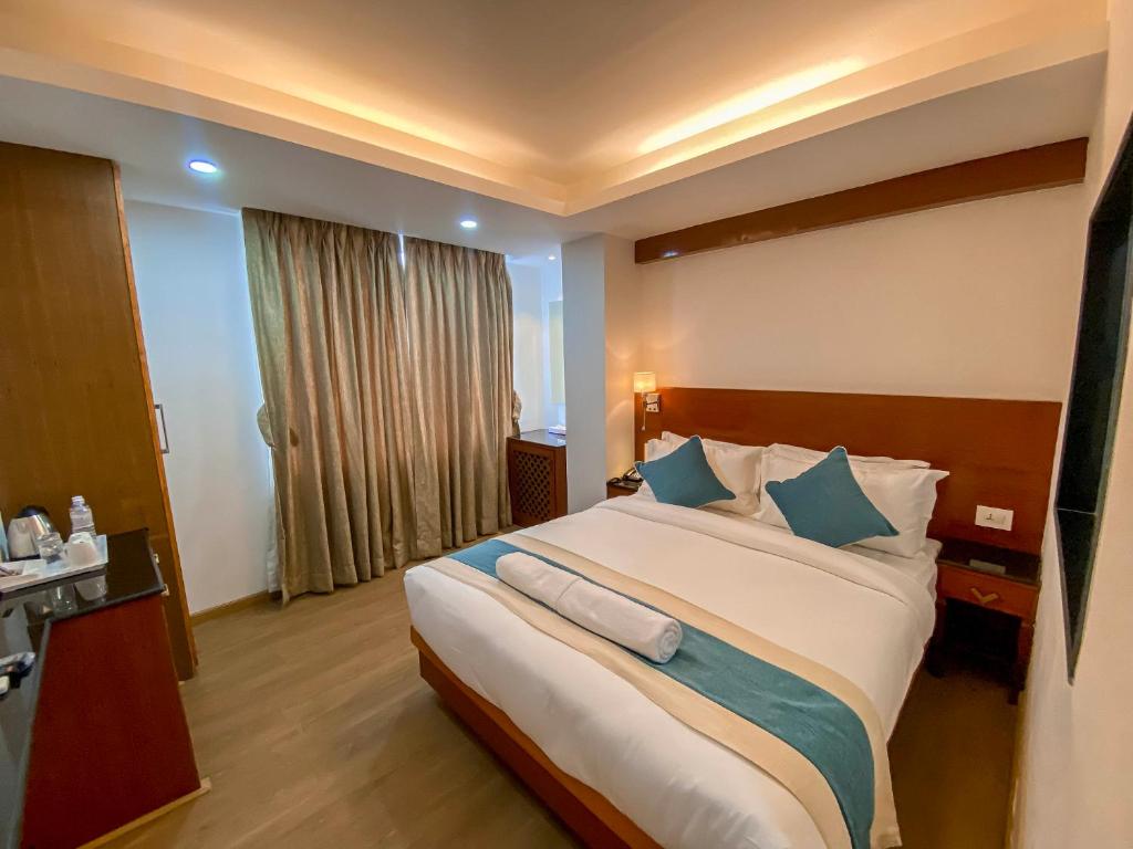 Postel nebo postele na pokoji v ubytování Hotel Tradition & Spa