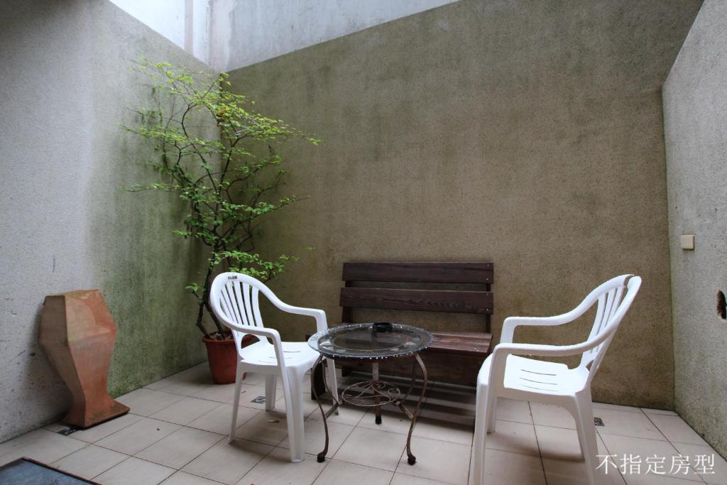 Un lugar para sentarse en Lang Qin Hai Inn