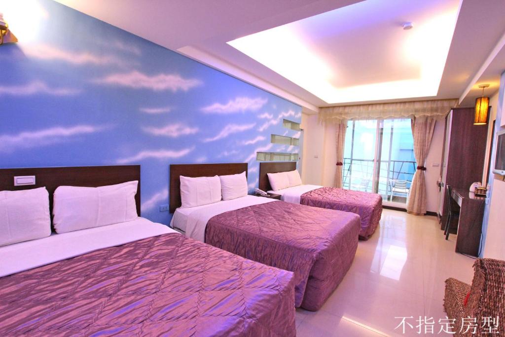 Lang Qin Hai Inn - Superieure Familiekamer Met Balkon