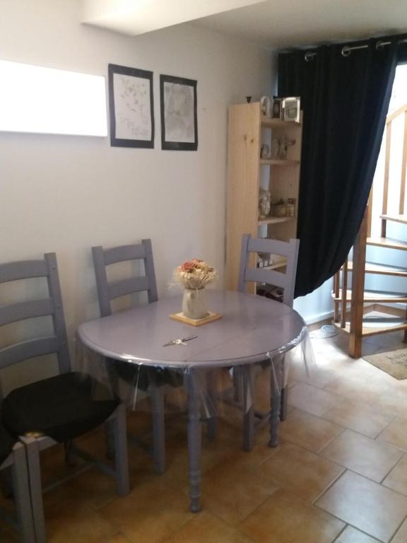 Posezení v ubytování Gîte de Claire
